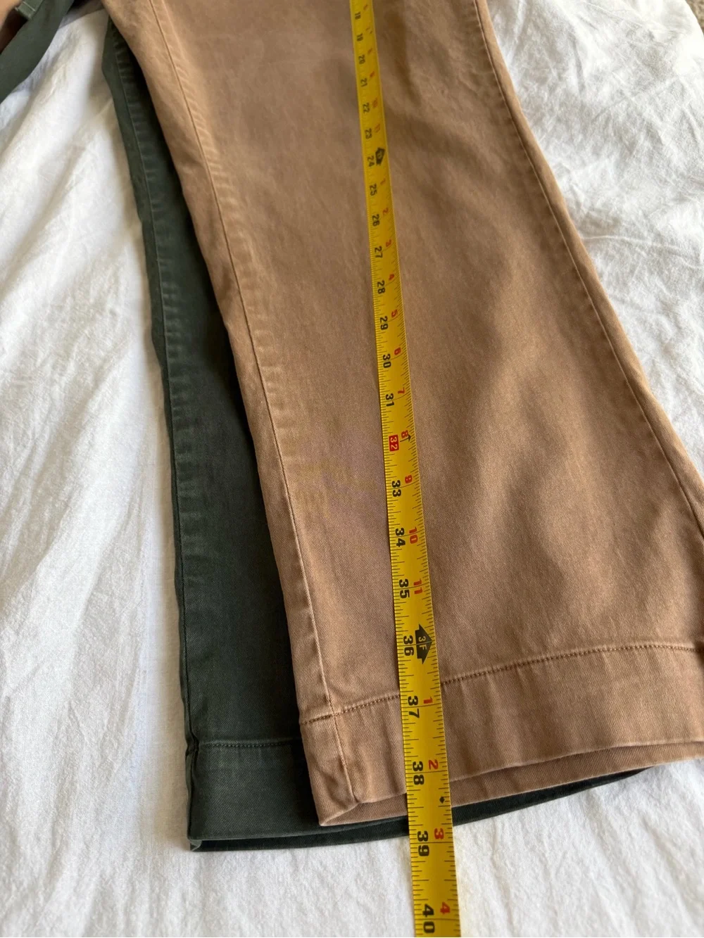 Buffalo David Bitton Men’s Jogger Pants Bundle 2 Pairs L Brown/Green Twill